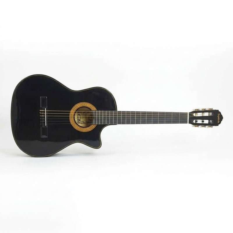 Guitarra Clásica La Española 09-C Negra con Resaque