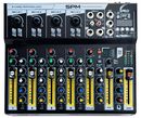 Mezcladora Melo SM6 USB 4 Canales con Bluetooth