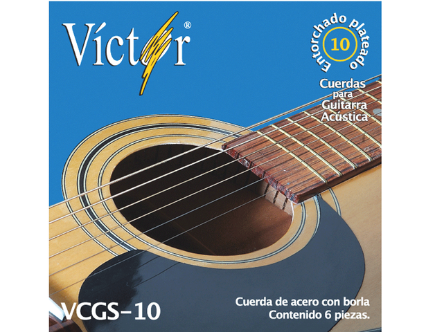 CUERDA GUITARRA ACUSTICA VICTOR - 13 3A. AC.