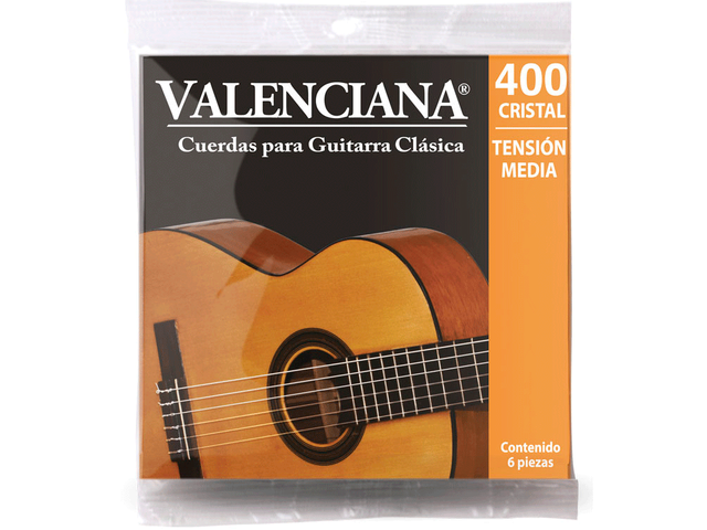 CUERDA ENCORDADURA GUITARRA ACUSTICA LA VALENCIANA  NY - 400 C