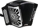 ACORDEON HOHNER COMPADRE MODELO A48421 DIATONICO TONO FA, NEGRO